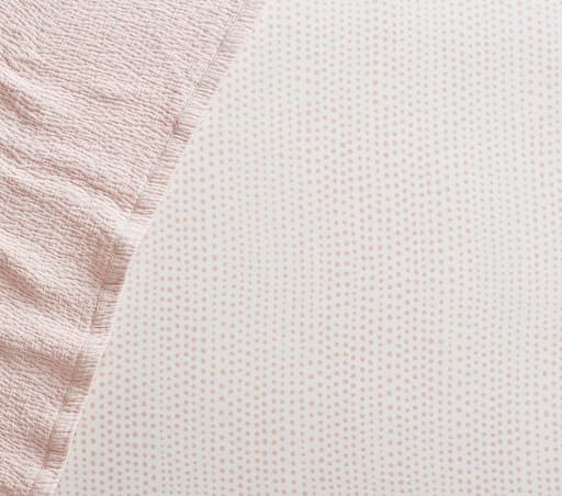 Купить Простыня  Organic Blush Falling Dot Crib Fitted Sheet в интернет-магазине roooms.ru