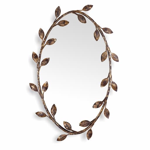 Купить Настенное зеркало Foliage Oval Mirror в интернет-магазине roooms.ru