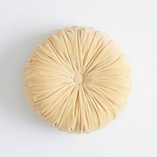 Купить Декоративная подушка Velvet Pleated Round Pillow в интернет-магазине roooms.ru