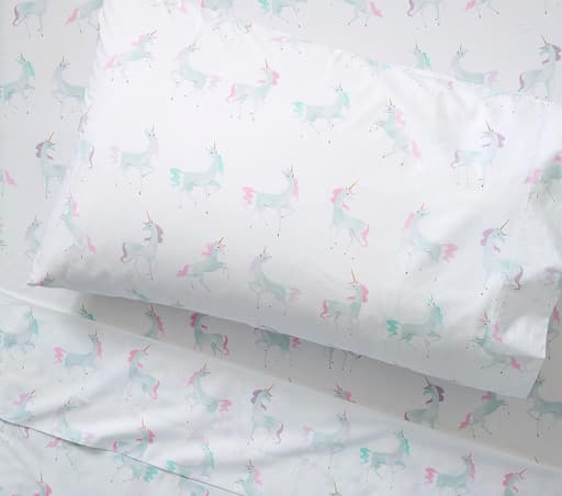 Купить Набор простыней Mystical Unicorn Organic Sheet Set & Pillowcases - Sheet Set в интернет-магазине roooms.ru