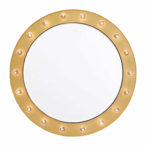 Купить Настенное зеркало Marquee Light Wall Mirrors - Round в интернет-магазине roooms.ru