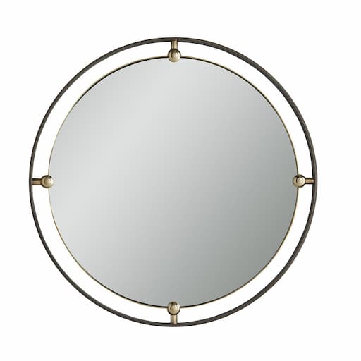 Купить Настенное зеркало Janey Round Mirror в интернет-магазине roooms.ru
