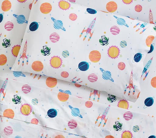 Купить Наволочка Solar System Glow-in-the-Dark Sheet Set & Pillowcases - Extra Pillowcase в интернет-магазине roooms.ru
