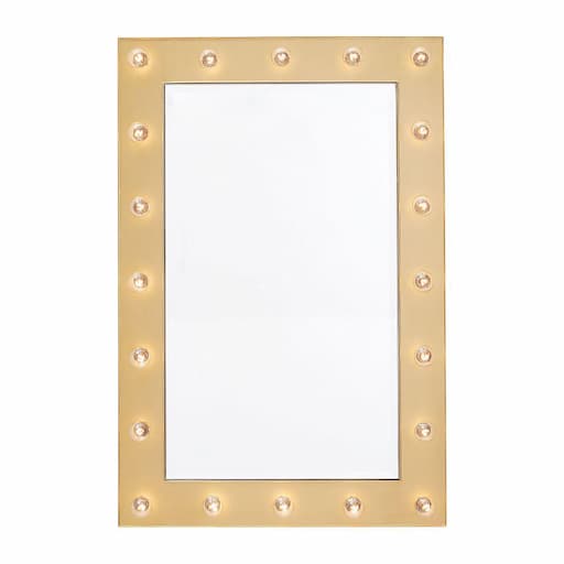 Купить Настенное зеркало Marquee Light Wall Mirrors - Rectangle в интернет-магазине roooms.ru