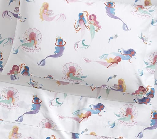 Купить Набор простыней Gemma Mermaid Organic Sheet Set & Pillowcases - Sheet Set в интернет-магазине roooms.ru