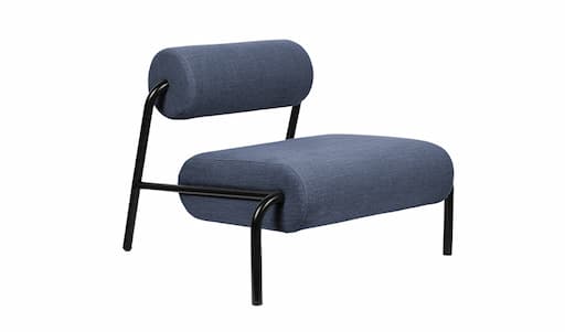 Купить Кресло Lounge Chair Lekima Dark Blue в интернет-магазине roooms.ru