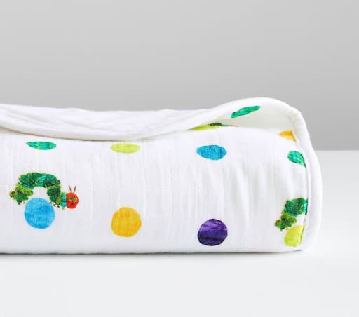 Купить Одеяло World of Eric Carle™ Love Oversized Organic Muslin Baby Blanket Ivory в интернет-магазине roooms.ru