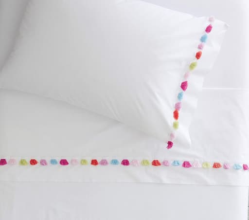 Купить Набор простыней Pom Pom Tassel Organic Sheet Set & Pillowcases - Sheet Set в интернет-магазине roooms.ru