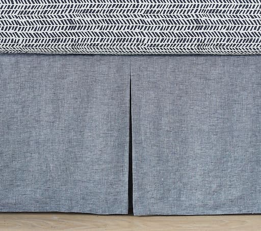 Купить Подзор для кроватки Belgian Flax Linen Crib Skirt в интернет-магазине roooms.ru