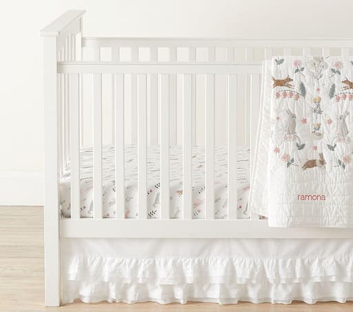 Купить Комплект постельного белья Ramona Woodland Baby Bedding Set of 3 - Quilt, Crib Fitted Sheet , Crib Skirt в интернет-магазине roooms.ru