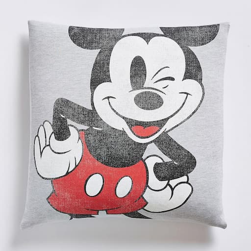Купить Подушка Disney Mickey Mouse Winking Jersey Pillow Cover - Cover + Insert в интернет-магазине roooms.ru