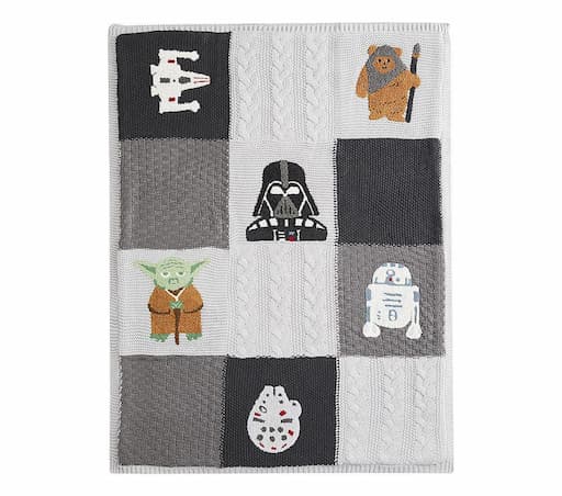 Купить Одеяло Star Wars™ Heirloom Patchwork Knit Baby Blanket в интернет-магазине roooms.ru