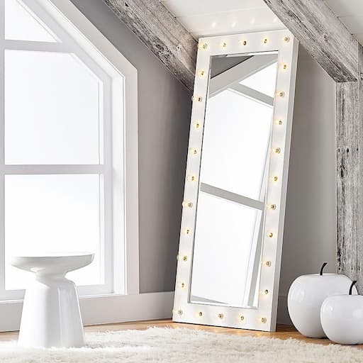 Купить Напольное зеркало Marquee Light Floor Length Mirror 59" x 28" UPS в интернет-магазине roooms.ru