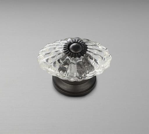 Купить Ручка-кнопка Vintage Glass Oval Knob в интернет-магазине roooms.ru