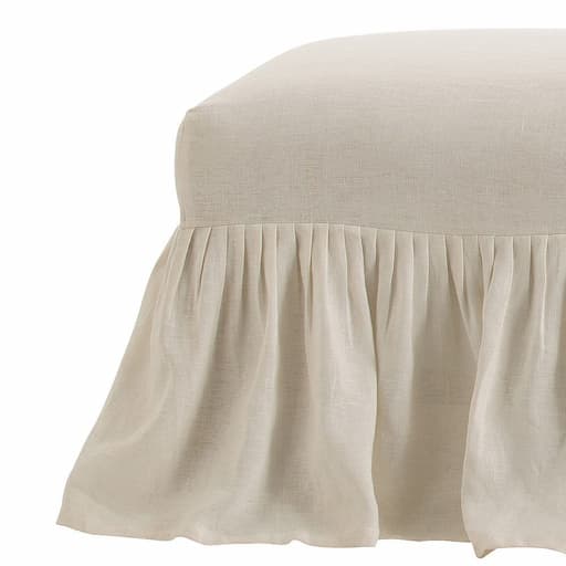Купить Скамья Avebury Off-White Linen Bench Slipcover Only в интернет-магазине roooms.ru