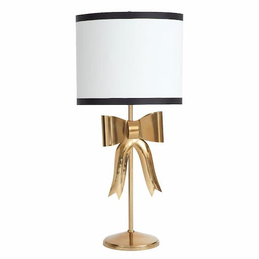 Купить Настольная лампа Emily and Meritt Bow Table Lamp Gold/Black в интернет-магазине roooms.ru