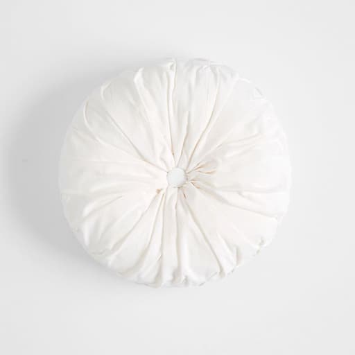 Купить Декоративная подушка Velvet Pleated Round Pillow 14" round в интернет-магазине roooms.ru