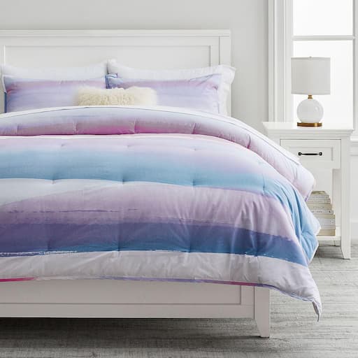 Купить Пододеяльник  west elm x pbt Painted Sky Comforter Purple Multi в интернет-магазине roooms.ru