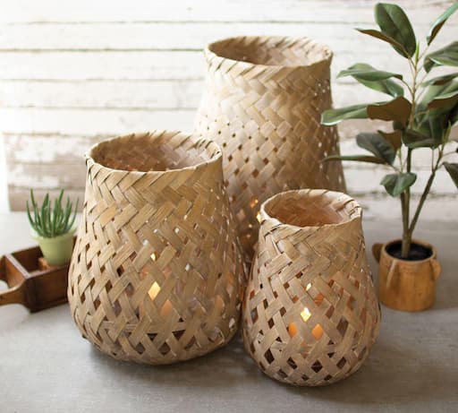 Купить Фонарь Bamboo Lanterns, Set of 3 в интернет-магазине roooms.ru