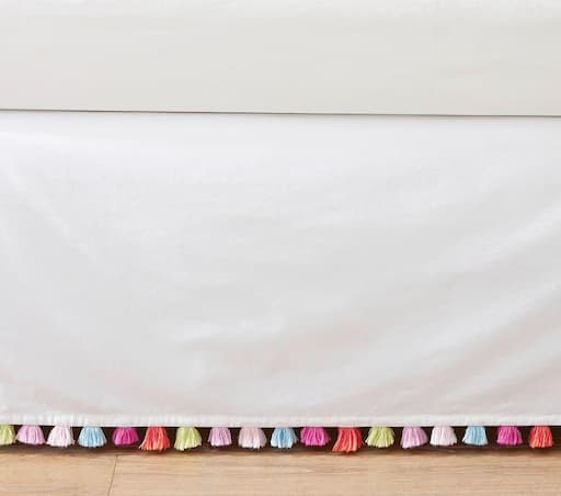 Купить Подзор для кроватки Bright Pom Pom Bedskirt Multi в интернет-магазине roooms.ru