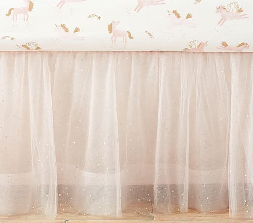 Купить Подзор для кроватки Shimmer Tulle Crib Skirt Cribskirt в интернет-магазине roooms.ru