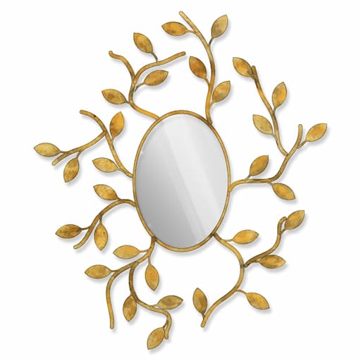 Купить Настенное зеркало Foliage Oval Contemporary Mirror в интернет-магазине roooms.ru