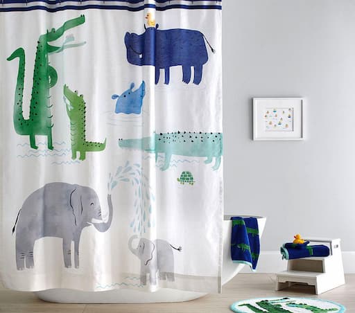 Купить Набор (шторка, коврик, полотенца) Alligator Safari Collection Set: Towels Curtain Mat в интернет-магазине roooms.ru