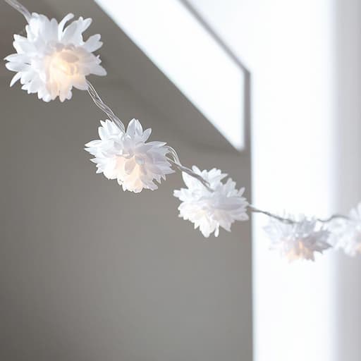 Купить Детская гирлянда Chrysanthemum String Lights White в интернет-магазине roooms.ru