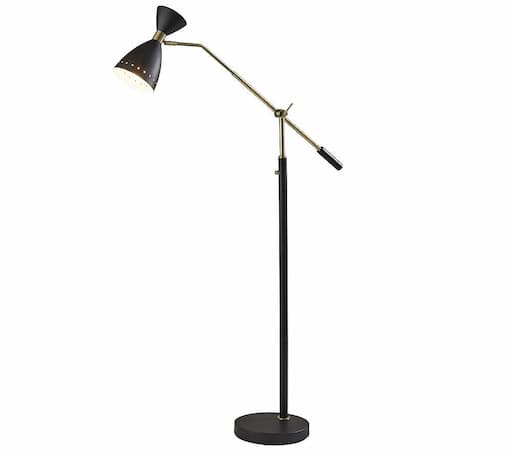 Купить Торшер Elias Adjustable Floor Lamp Black в интернет-магазине roooms.ru