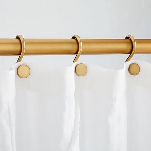 Купить Кольцо для душевой шторки Modern Shower Curtain Rings (Set of 12) в интернет-магазине roooms.ru