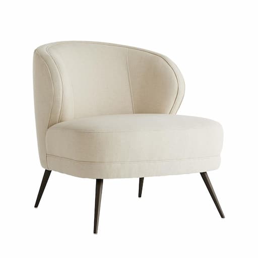 Купить Кресло Kitts Chair Flax Linen в интернет-магазине roooms.ru