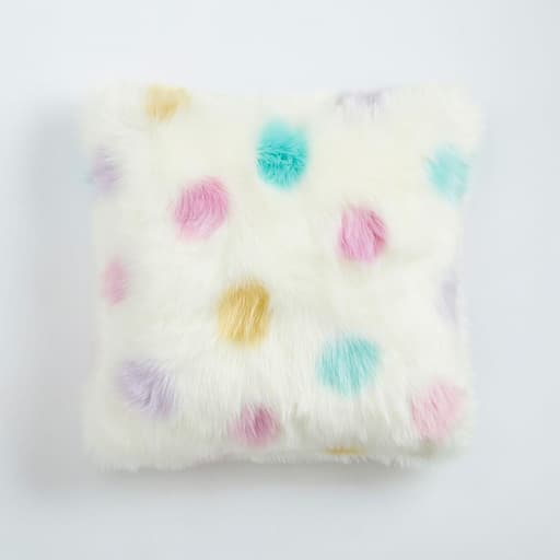 Купить Подушка Lots-A-Dots Faux-Fur Pillow Cover - Cover + Insert в интернет-магазине roooms.ru