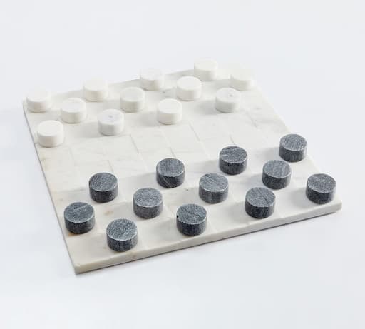 Купить Шашки Handcrafted Marble Checkers Board Game в интернет-магазине roooms.ru