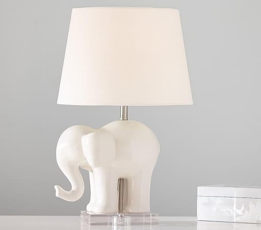 Купить Настольная лампа Ceramic Elephant Lamp в интернет-магазине roooms.ru