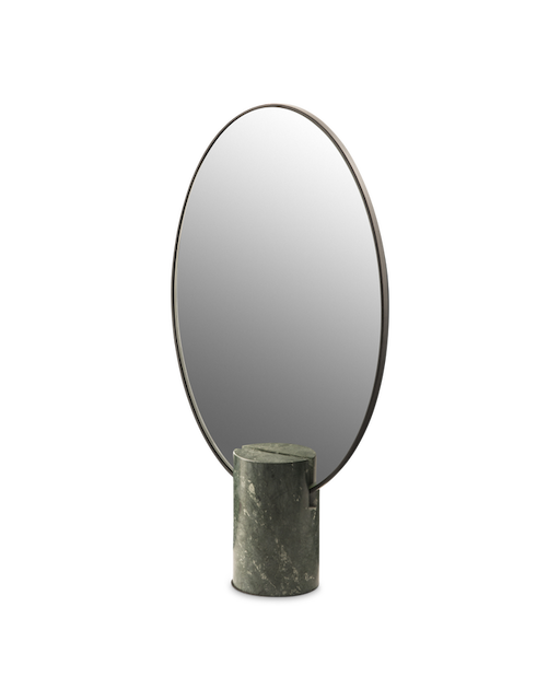 Купить Настольное зеркало Mirror Oval Marble в интернет-магазине roooms.ru