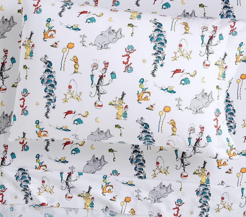 Купить Наволочка Dr. Seuss™ Organic Sheet Set & Pillowcases - Extra Pillowcase в интернет-магазине roooms.ru