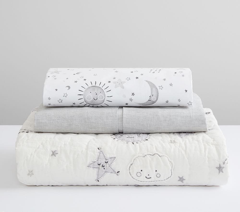 Купить Комплект постельного белья Skye Baby Bedding Set of 3 - Quilt, Crib Fitted Sheet , Crib Skirt в интернет-магазине roooms.ru