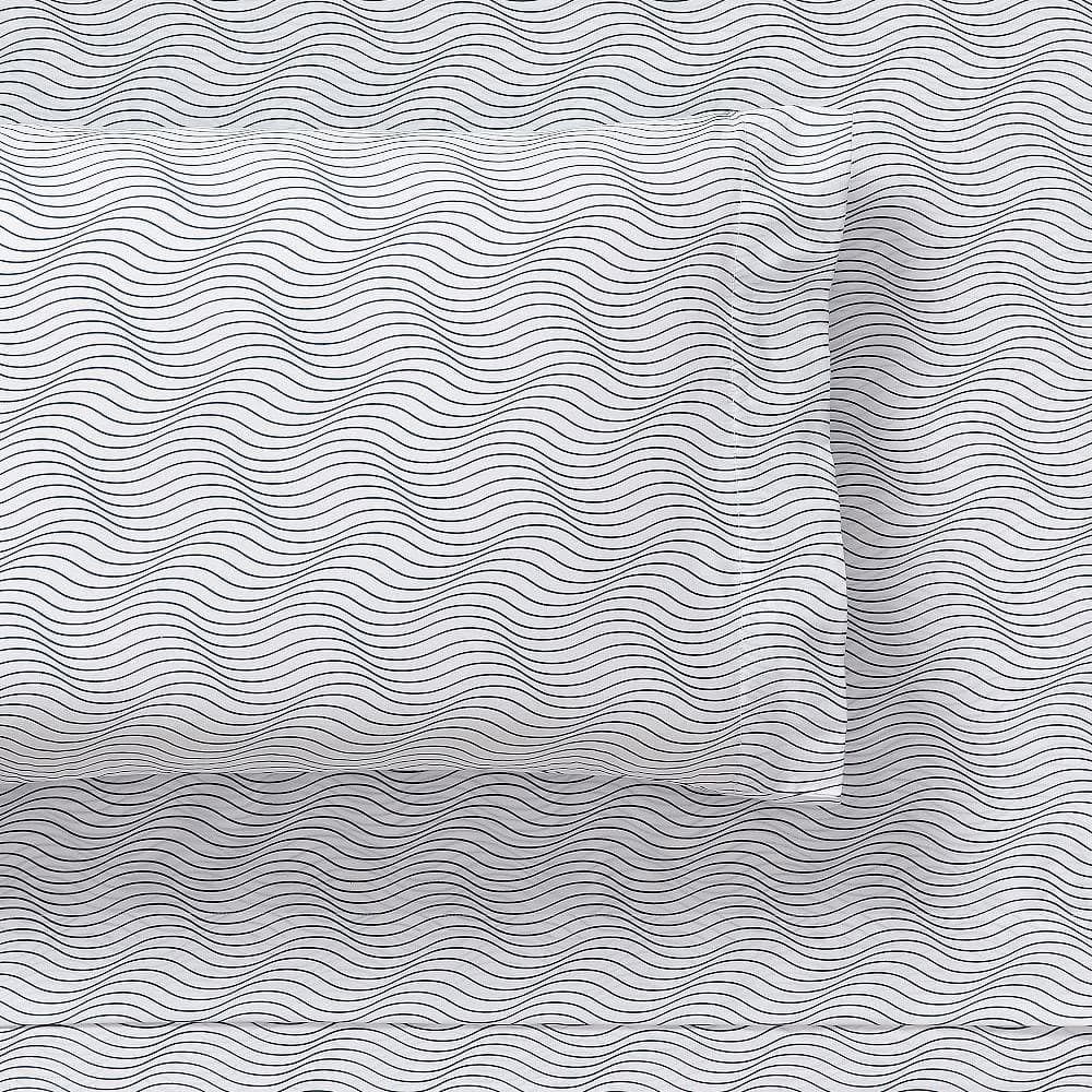 Купить Набор простыней Kelly Slater Make Waves REPREVE© Recycled Blend Sheet Set White/Ocean Blue в интернет-магазине roooms.ru