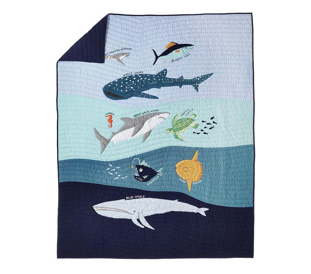 Купить Стеганое покрывало  Save Our Seas Quilt & Shams - Quilt в интернет-магазине roooms.ru