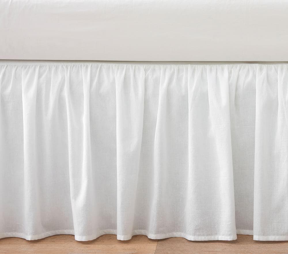 Купить Подзор для кроватки Ruffle Bedskirt White в интернет-магазине roooms.ru