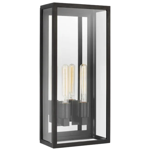 Купить Уличное бра Fresno Large 2-Light 3/4 Wall Lantern в интернет-магазине roooms.ru