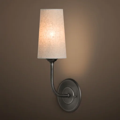 Купить Бра Modern Taper Linen Shade Sconce в интернет-магазине roooms.ru