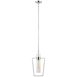 Polished Nickel Clear Glass