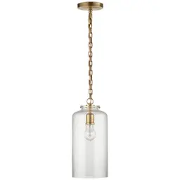 Hand-Rubbed Antique Brass Seeded Glass
