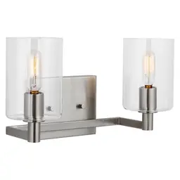 Brushed Nickel LED Bulb(s) Included