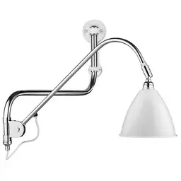 Chrome with Matte White, Height 5.5", Diameter 6.3"