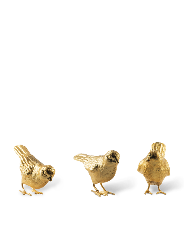 Купить Набор статуэток Gold Plated Sparrows в интернет-магазине roooms.ru