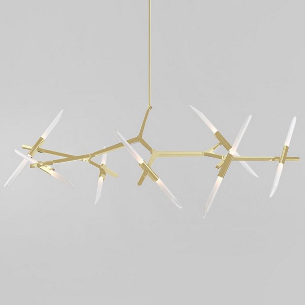 Brushed Brass,Angle Cut Glass