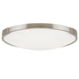 Satin Nickel 13" DIAMETER LED 90 CRI 2700K 120V