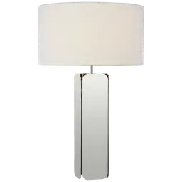 Polished Nickel 18" x 18" x 10" Linen